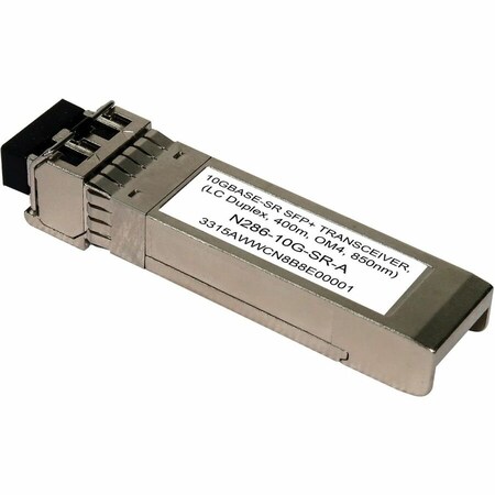 Eaton Eaton Transceiver Module, SFP+, 10Gbps, 400m, Multimode N286-10G-SR-A