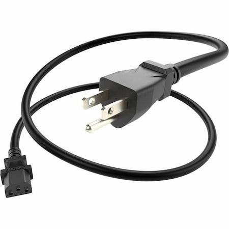 Unc Group 15Ft Power Cord 5/15P - C13 10Amp Black PWCD-515PC13-10A-15F-BLK