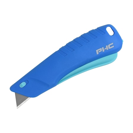 Pacific Handy Cutter Safety Knife, Plastic Handle, Blue/Teal E12304-4