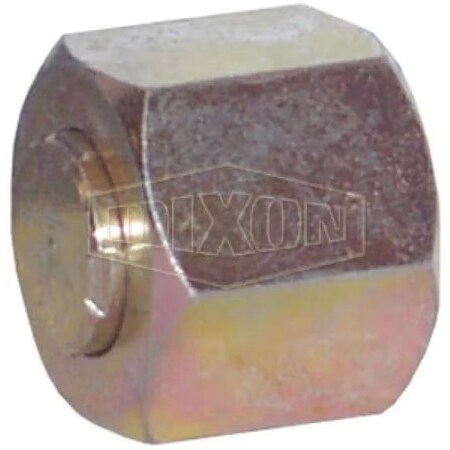 Dixon Flat Face Female Hydraulic Cap, 1-7/16-12 Nominal, Steel, Domestic FS304C-16