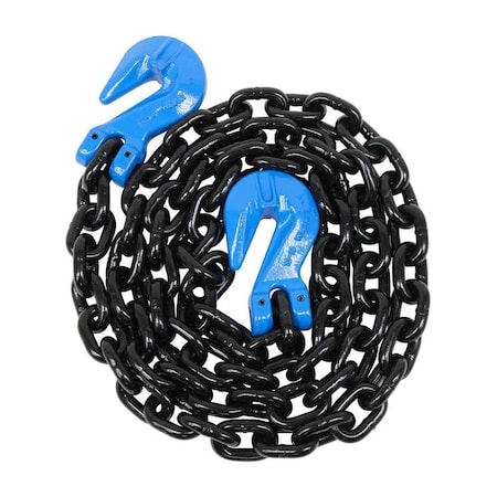 Mytee Products 1/2in x 16ft G100 Heavy Duty Binder Chain with Grab Hook CH1216-G100