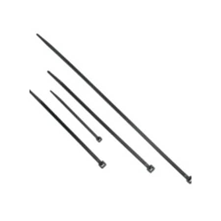 C2G Cable Tie, 11-1/2 in L, Black, 50 lb Strength 43223