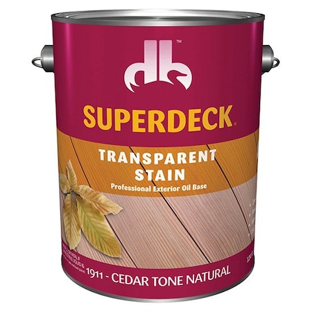 Duckback 1 Gal Cedar Tone Natural Superdeck Transparent Stain DB-1911