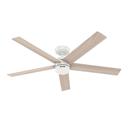 Hunter Fan Burton 52 in. White Indoor and Outdoor Ceiling Fan 52929