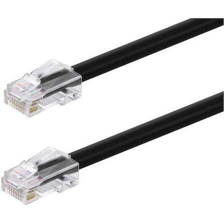 Monoprice CAT6A 20FT BLACK PATCH CABLE, 26AWG, 10G, BARE COPPER CONDUCTOR, GOLD 45432