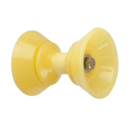 Superjock 3in. Bow Bell Roller Assembly - Yellow TPR SU2928839