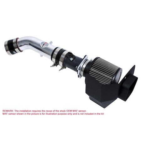 Hps Performance Air Intake Kit with Heat Shield, Polished,  827-520P
