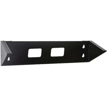 Video Mount Products VMP Wall Mount for Rack Equipment - Black - 150 lb Load Capacity - Steel - 1 ER-VR2U