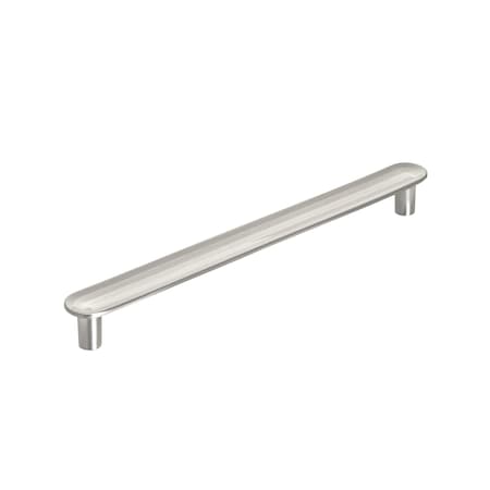 Amerock Concentric 6-5/16 in 160 mm Center-to-Center Satin Nickel Cabinet Pull BP36832G10