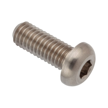Zoro Select M6-1.00 x 16 mm Hex Plain 18-8 Stainless Steel ZBM6X16LH