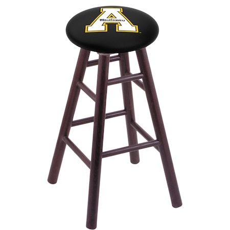 Holland Bar Stool Co Oak Counter Stool, Dark Cherry Finish, Appalachian State Seat RC24OSDC