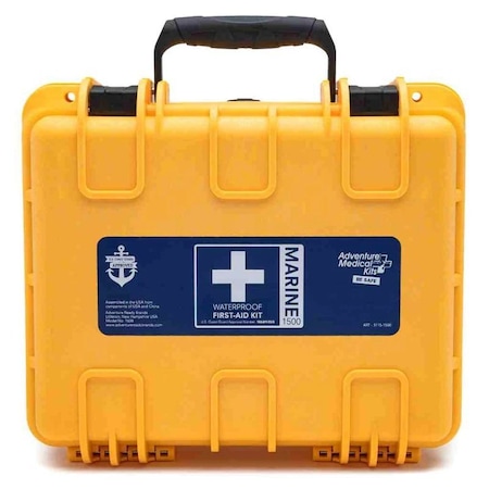 Adventure Medical First Aid Kit and Housing, Plastic Box, 243 Components, 8 People Served 0115-1500