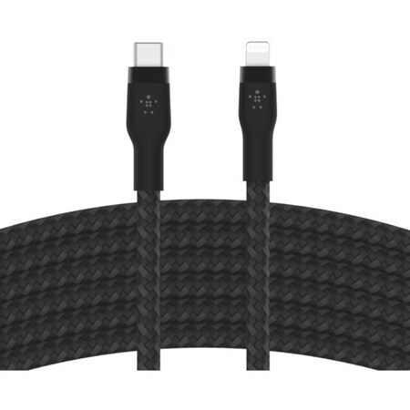 Belkin USB-C TO LTG, BRAID SIL, 3M, BLK CAA011BT3MBK