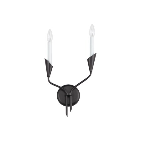 Maxim Calyx 2-Light Sconce 24342BK