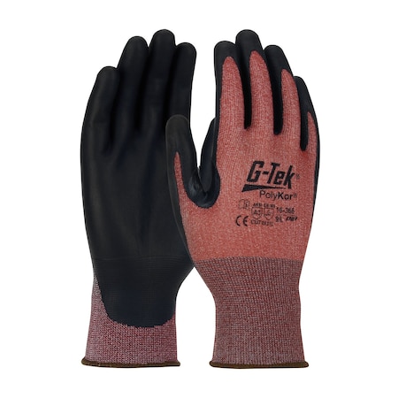 G-Tek Seamless Knit PolyKor X7 Blended Glove with NeoFoam Coated Grip on Palm&Fingers, Touchscreen, 12PK 5232