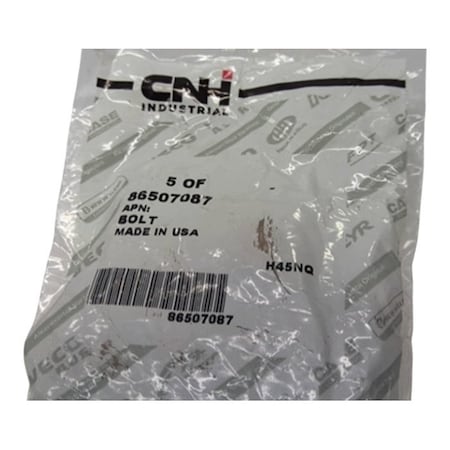 Cnh BOLT 5/PK SERRATED, CNH OEM 86507087 86507087