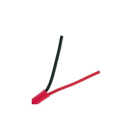Cable Wholesale Plenum Fire Alarm / Security Cable, Red, 18/2 (18 AWG 2 Conductor), Solid, FPLP, Spool, 1000 foot 11F5-02712NH