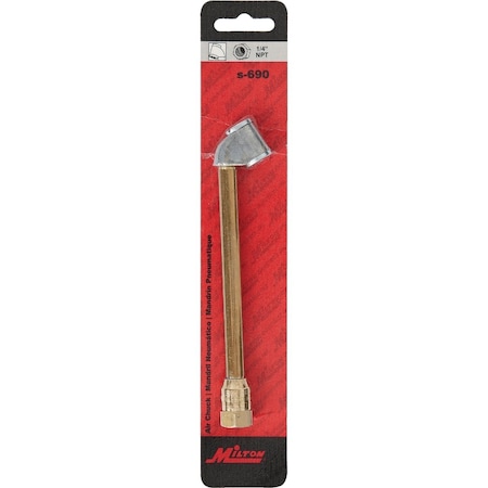 Milton 1/4'' FNPT 150 psi Dual Head Air Chuck S-690