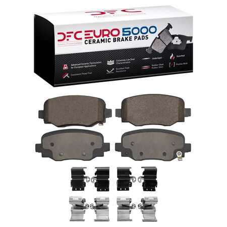 Dfc 5000 Euro Ceramic Disc Brake Pad Set,  1600-1809-01