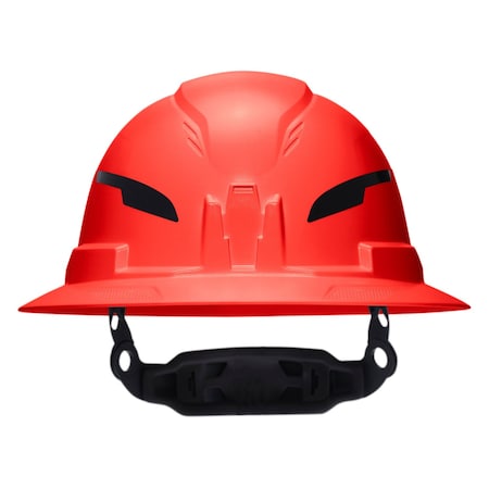 Klein Tools Class E Type-2 Hard Hat, Non-Vented Full Brim Style with Strap, High Visibility Orange 60930T2
