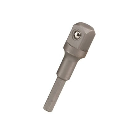 Genius Tools 1/4in Hex Dr. 1/2in Square Dr. Spinner Handle 65mmL 274065