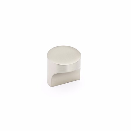 Schaub 1-1/4in Diameter Haniburton Cabinet Knob Satin Nickel Finish 471-15