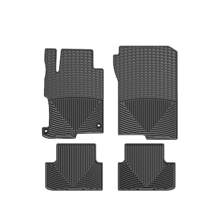 Weathertech Black, Front and Rear All Weather Floor Mats WTHB293198