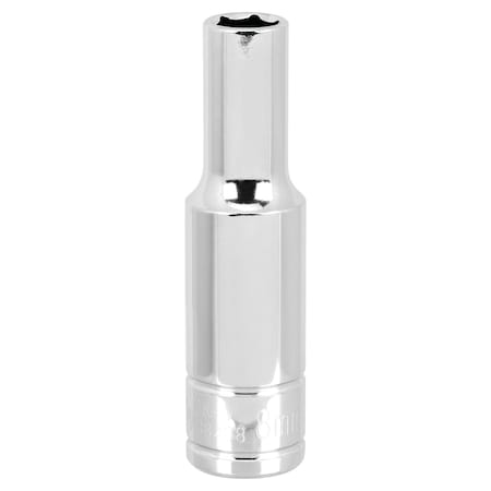 Performance Tool 3/8 In Dr. Deep Socket 8Mm Socket Dp 8Mm, W38408 W38408