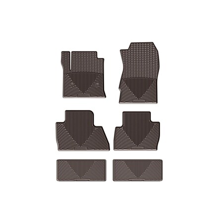 Weathertech Cocoa, Front, Rear, and Rear All Weather Floor Mats W309CO-W324CO-W264CO