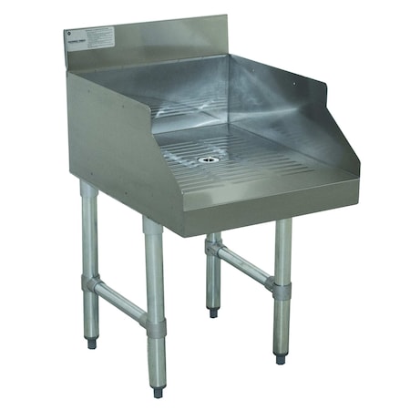 Advance Tabco Underbar Basics Recessed Drainboard underbar for glass storage SL-GS-18