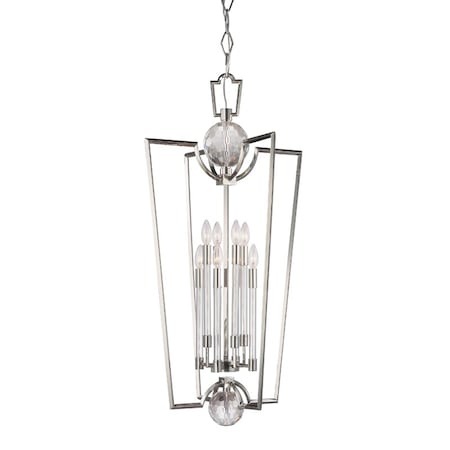 Hudson Valley Lighting Waterloo 8 Light Lantern 21.25 In. Polished Nickel 3022-PN