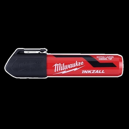 Milwaukee Tool Ink Industrial Marker, Black, Chisel 48-22-3265