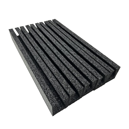 Epe Usa Black Foam 26 in L, 24 in W, 15 in H E06545-24