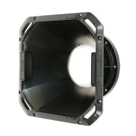 Deejay Led 8-in Speaker Despacito Midrange Diffuser Horn w/ Exponential Flare in Black TBHDIF8BLACK