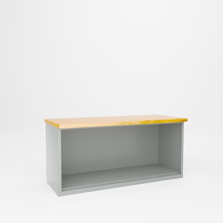 Pucel Heavy Duty Cabinet Workbench, 72 in W x 30 in D x 34 in H, Putty CW-3072