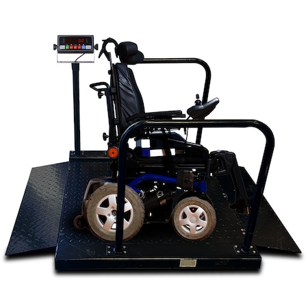 Prime Systems BizAutom Roll On Weigh Scale with Hand Rails BA-ROWS