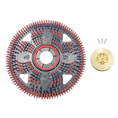 Malish Grit Flex Scrub, 16 in, Red, 18/500 583416CL