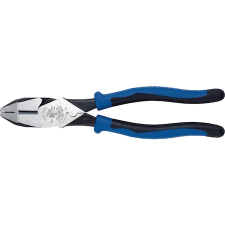 Klein Tools 9 in 2000(TM) Linemans Plier High Leverage w/ Wire Crimper, Steel J2000-9NECR