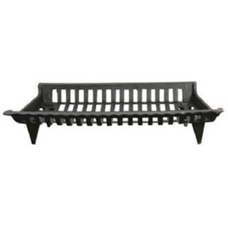 Blueprints CG27 27 in. Cast Iron Fireplace Grate, Black BL2670234