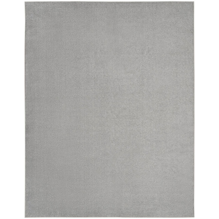 Homeroots 12' X 15' Gray Indoor Outdoor Area Rug 522312