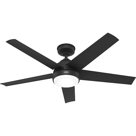 Hunter CeilingFan, Black, 52inDia, 5Blade 52589