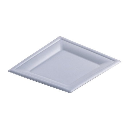 Zoro Select Disp Fiber Plate, 8 in x 8 in, Ivory, PK500 EDP-88-PF
