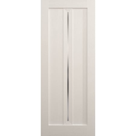 Sartodoors Slab Door Panel 30 x 96 inches, Ego 5014 Painted White Oak, Wood Veneer Doors, Pocket Closet Slid EGO5014S-PWO-3096