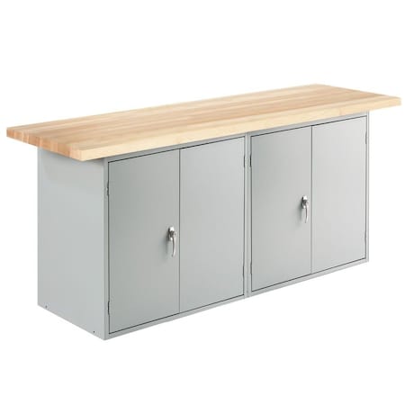 Diversified Spaces Wall & Island Bench, 72" W, 32-3/4" Height MAD2-6L