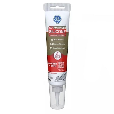 Henkel - Ge, Loctite, Osi 2.8 Oz GE 2812563 Clear Silicone 2 Advanced Kitchen and Bath Sealant 2812562