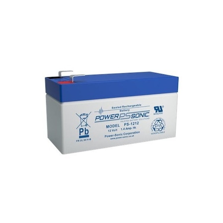 Power-Sonic 12V 1.4Ah F1 AGM Rechargeable Battery PS-1212 F1