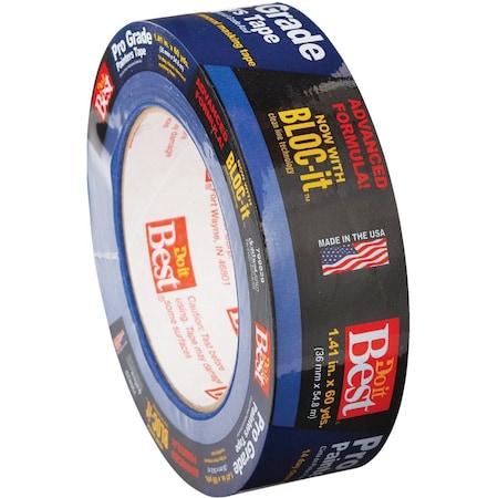 Do It Best Pro Grade 1.41'' x 60 Yd. Blue Painters Masking Tape 99613