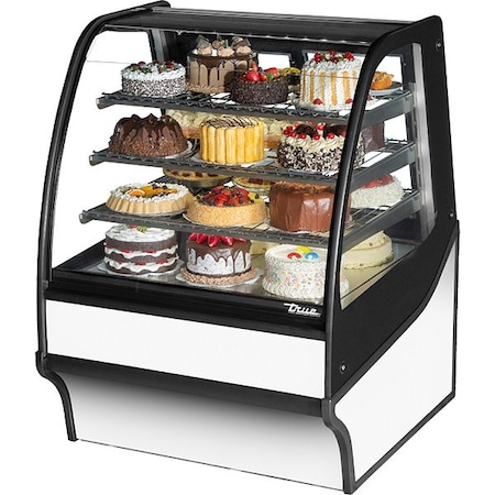 True Refrigeration Refrigerated Merchandiser, 49 1/8 in H TDM-R-36-GE/GE-S-W