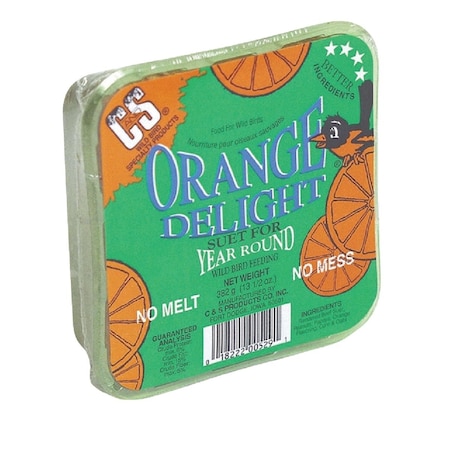 C&S 11.75 Oz. Orange Delight No Melt Suet 100214316
