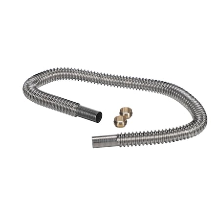 Hestan Commercial Flex Hose Kit with Ferrules, 12MM OD x 475MM Long 34199